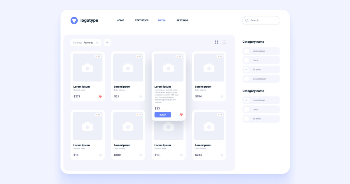 Wireframe Flying Object Hi-fi Wireframes | Flying Bisons
