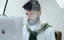 Back-end developer at work. Back-end developer at work.