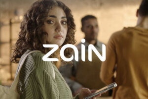 Zain logo.