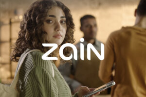 Zain logo. Zain logo.