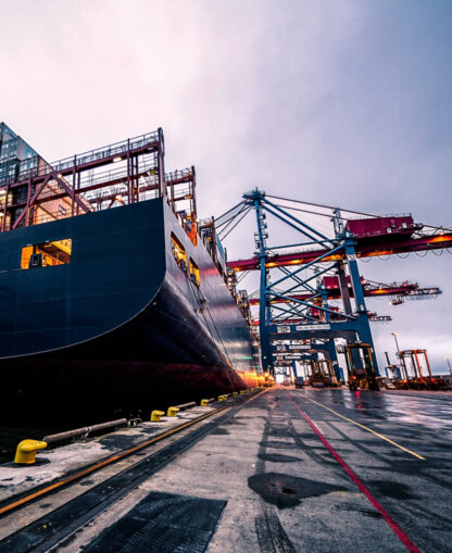Container ship. Container ship.