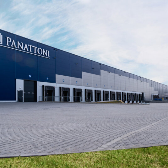 A Panattoni warehouse. A Panattoni warehouse.