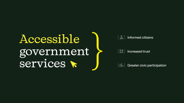 accessible government services