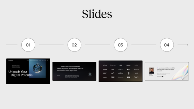 Our websites slides