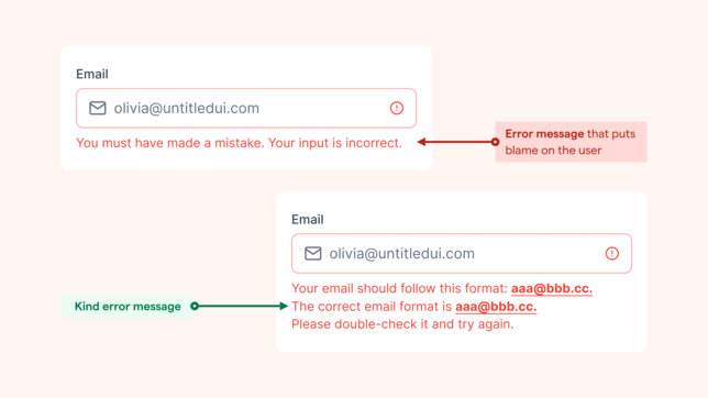 error messages #3