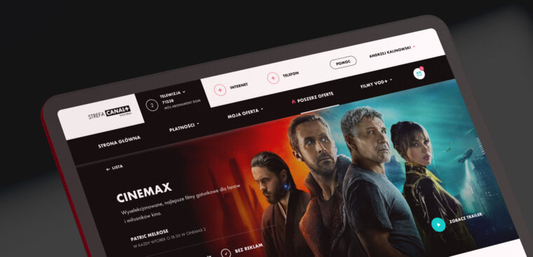 Canal+ entertainment website.