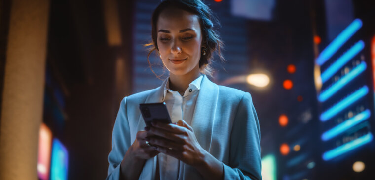 Woman texting. Woman texting.