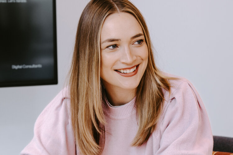 Klaudia Doerffer, Head of Research, at work. Klaudia Doerffer, Head of Research, at work.