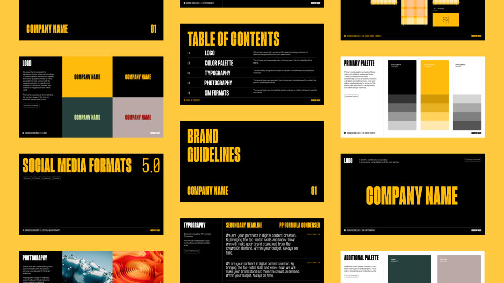 Visual guidelines hero