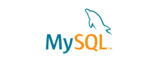 MySQL logo. MySQL logo.